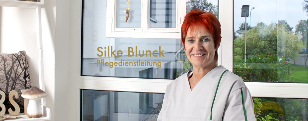 Silke Blunck, Pflegedienstleitung
